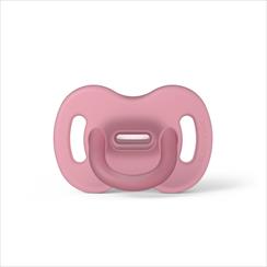 Ciuccio Neonato In Silicone Morido 6-18 Mesi: Leggero E Ortopedico Per L'Allattamento, Modello Bling Unisex (Rosa)