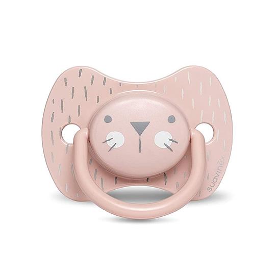 Dodie Ciuccio Eco 18+ Mesi Rosa - Anatomico Reversibile, Tettarella 93% Bio Da Canna Da Zucchero, Silicone Morbido, Confezione Ecologica