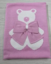 COPERTA SFODERATA ORCHIDEA/BIANCO AURORA