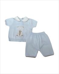 COMPLETO 2PZ CIELO/LATTE/TORTORA PRIMODI