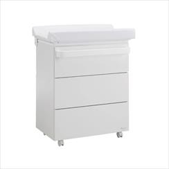 BAGNETTO 3 CASSETTI GLAM BIANCO