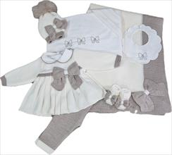 COPERTA SFODERATA LATTE/TORTORA PRIMODI