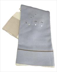 COPERTA SFODERATA CIELO/BEIGE/LATTE PRIMODI