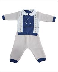 COMPLETO 2PZ BLUE/BEIGE/LATTE PRIMODI