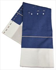 COPERTA SFODERATA BLUE/BEIGE/LATTE PRIMODI