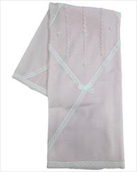 COPERTA FODERATA ROSA/LATTE PRIMODI