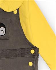 SALOPETTE JEANS + T-SHIRT BLACKY FRIENDS