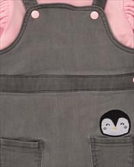 T-SHIRT + SCAMICIATO DENIM BLACKY FRIENDS