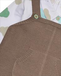 SALOPETTE TRICOT + T-SHIRT SWEET SHEEP