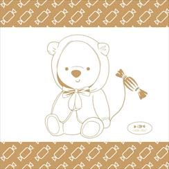 BUSTINE CORREDINO BEIGE 6PZ MELLA KIDS