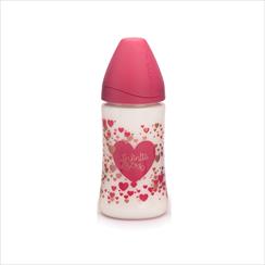 HC BIBERON 3P SIL 270ML GIRL