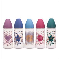 HC BIBERON 3P SIL 360ML GIRL